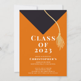 グラードキャップ卒業パーティー招待状 招待状