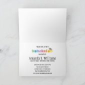 グラードキャップ卒業パーティー招待状 招待状 (内部)