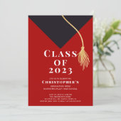 グラードキャップ卒業パーティー招待状 招待状 (スタンド正面)