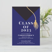 グラードキャップ卒業パーティー招待状 招待状 (スタンド正面)