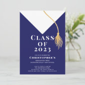 グラードキャップ卒業パーティー招待状 招待状 (スタンド正面)