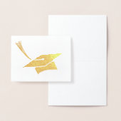 グラードキャップ卒業式をテーマにしたホイルカード 箔カード (ディスプレー)