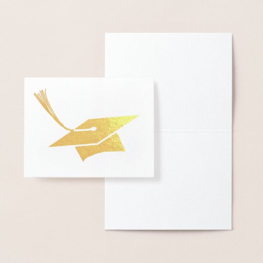 グラードキャップ卒業式をテーマにしたホイルカード 箔カード (ディスプレー)