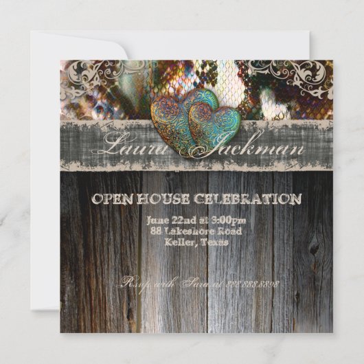 グラードキンセアニェラスウィート16ヴィンテージファームハウス 招待状 (裏面)