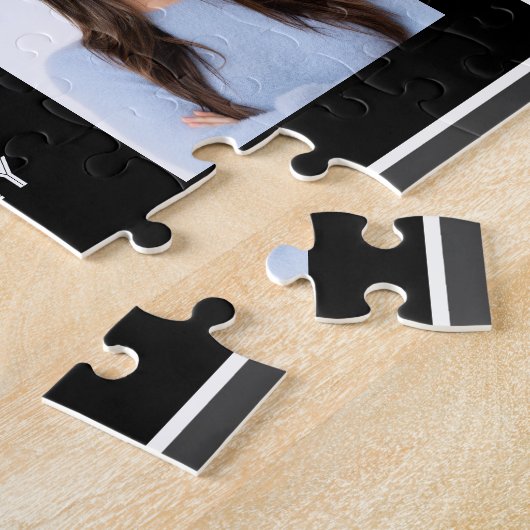 グラードギフト！カスタム卒業おめでとう写真パズル ジグソーパズル (側面)