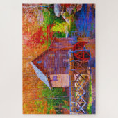 グラードクリークウェストバージニア州グリストミル ジグソーパズル (縦)