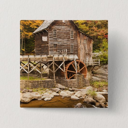 グラードクリークグリストミルバブコック州パーク2 缶バッジ (正面)