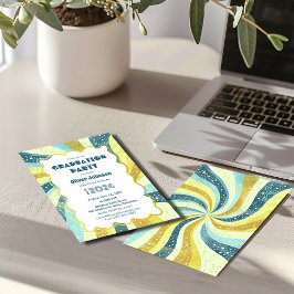 グラードグルーヴィレトロ卒業招待状 招待状