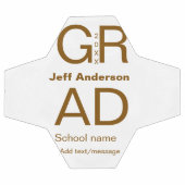 グラードタイポグラフィモダン卒業シンプルミニマルc サッカーボール (フラット)