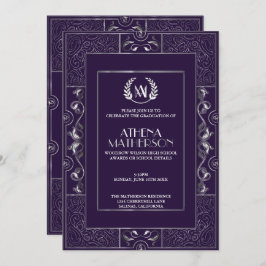 グラードパーティの招待状クラシックギャツビースタイル 招待状