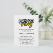 グラードパーティースクリプト金ゴールド白黒 出欠カード (スタンド正面)