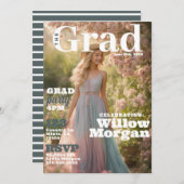 グラードパーティーフォトマガジンカバー招待状 招待状 (正面/裏面)