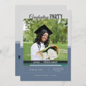 グラードパーティーフォト招待状 招待状 (正面/裏面)