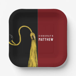 グラードパーティーマルーン紙プレート ペーパープレート