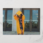 グラードパーティー実在フォイル招待状 箔招待状 (裏面)