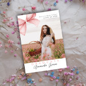 グラードパーティー2025ピンクボウコケットエレガントトレンディー 招待状