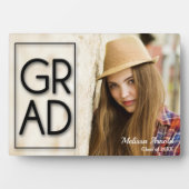 グラードフレームレスフォトテーブルトップイーゼルバック フォトプラーク (正面)