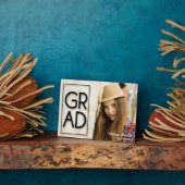 グラードフレームレスフォトテーブルトップイーゼルバック フォトプラーク (側面)