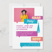 グラードレトロお尻大学院フォトマガジンカバーパーティー 招待状 (裏面)