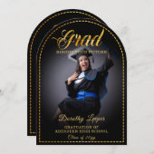 グラード。ゴールデンtouchあなたの未来を明るくする。 招待状 (正面/裏面)