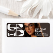 グラード!シンプルモダン写真卒業 ラベル (インサイチュ)