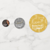 グラード！シンプルモダン卒業紙吹雪 コンフェッティ (裏面)