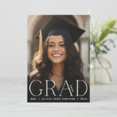 グラード |白人大学モダンの写真発表 案内状 (スタンド正面)