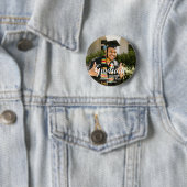 グラーパーソナライズされたドシンプル写真 缶バッジ (インサイチュ)