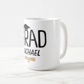 グラーパーソナライズされたド コーヒーマグカップ (正面右)