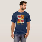 グラーフ・シュペー家の紋章Tシャツ Tシャツ (正面フル)