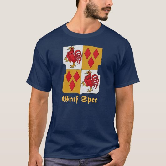 グラーフ・シュペー家の紋章Tシャツ Tシャツ (正面)