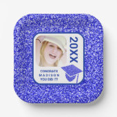 グラーム水兵キャップエレガント写真クールパーティー ペーパープレート (正面)