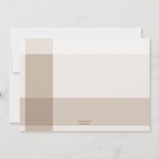 グラーモダンドガイミニマル写真パーティの招待状 招待状 (裏面)