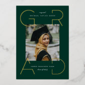 グラーモダンドフォイル招待状 箔招待状 (正面)