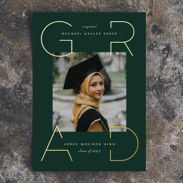 グラーモダンドフォイル招待状 箔招待状