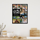 グラーモダンド15フォトコラージュ型はっきりしたキャップ ポスター (キッチン)