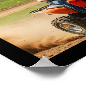 グラーモダンド15フォトコラージュ型はっきりしたキャップ ポスター (角)