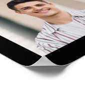 グラーモダンド42フォトコラージュ型はっきりしたキャップ ポスター (角)