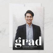 グラーモダンド |写真の卒業 案内状 (正面)