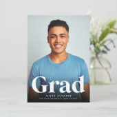 グラーモダンド |写真の卒業 案内状 (スタンド正面)