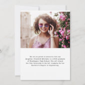 グラーモダンド | 2枚の写真と手書き文字 招待状 (裏面)