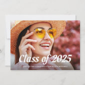 グラーモダンド | 2025年写真卒業パーティーのクラス 招待状 (正面)