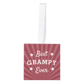 グラ最高のミー・エバー写真 キューブオーナメント (正面)