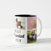 グラ最高のンダッド·エヴァー-父の日の写真 ツートーンマグカップ (正面右)