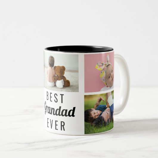 グラ最高のンダッド·エヴァー-父の日の写真 ツートーンマグカップ (正面右)