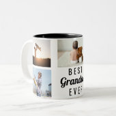 グラ最高のンダッド·エヴァー-父の日の写真 ツートーンマグカップ (正面左)