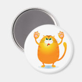 グラ!漫画おもしろい猫、磁石 マグネット (正面/裏面)