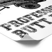 グリおもしろいリング、バーベキュー、喫煙者、プロフェッショナルお尻Ru ポスター (角)