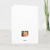 グリおもしろいンプ猫誕生日ありがとう カード (裏面)