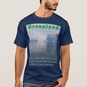 グリおもしろいーンランド・アルコール Tシャツ